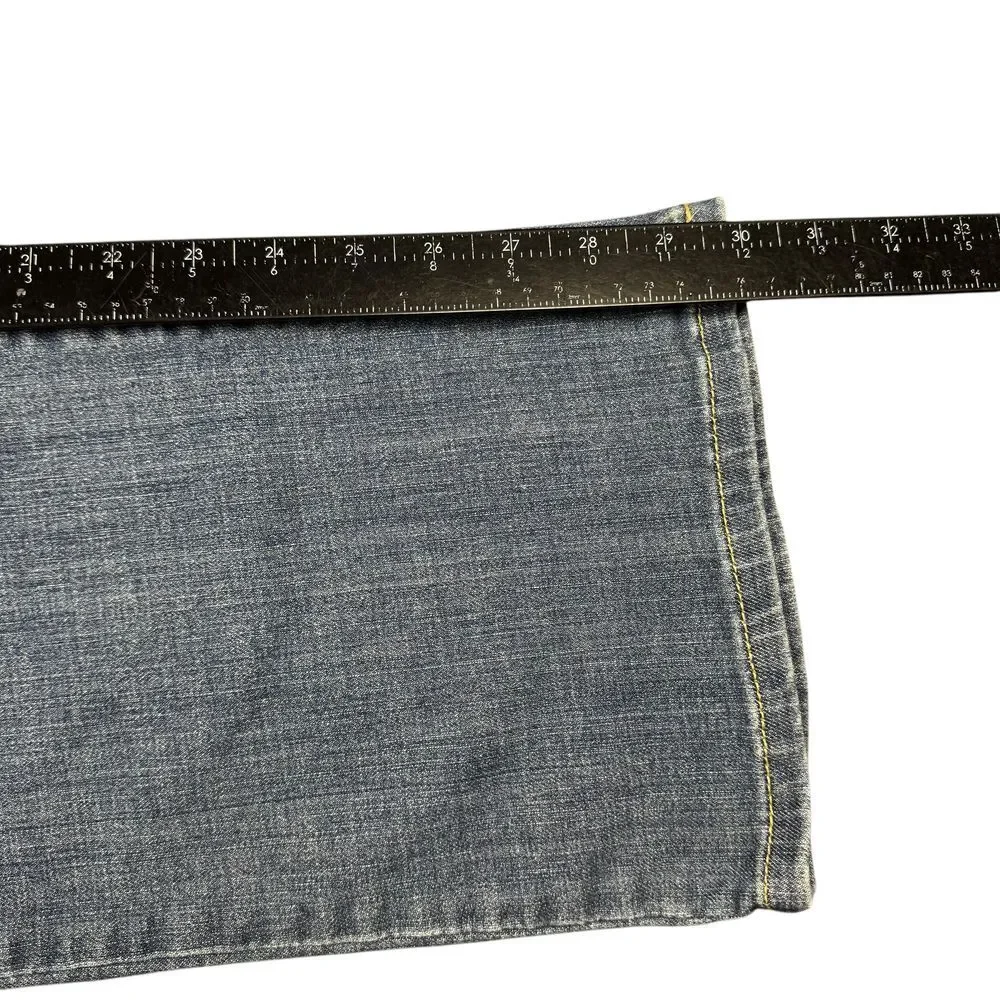 Levi's 512 Perfectly Slimming Bootcut Jeans Womens 8‎ Flared Whiskered Mid Rise